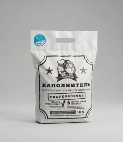 "Чистые пушистые комкующийся ваниль" 10л