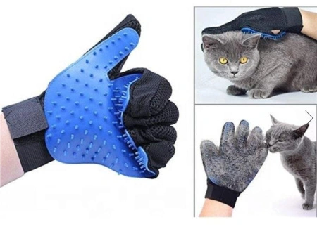 Перчатка для груминга 23*17см LD18001 текстиль,резина