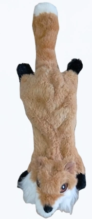 3084 Игрушка для собак "Лиса" с пищалкой мех 40см