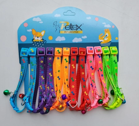 Ошейник EV-006 косточки с колокольчиком 1см*12шт (цена за 1 штуку)