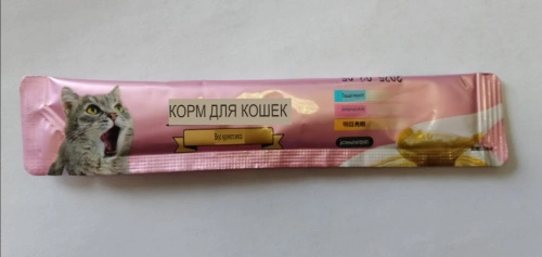 Cat Food суп лакомство для кошек со вкусом курицы 15гр