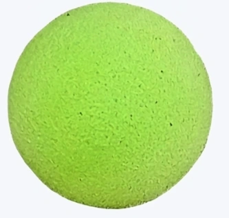 3022 Игрушка для кошек мячик салатовый однотонный ф 2,5см*5шт (цена за 1 штуку)