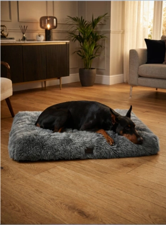 6/8 Лежанка для собак меховая ЛЮКС 100*75см