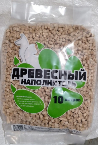 Наполнитель древесный 10л 