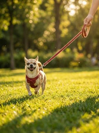 Шлейка-жилет с поводком EV-74 "Бабочка" 1см*1шт