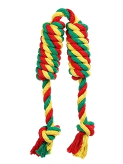 D-2365-YGR Сарделька канатная 2шт Doglike большая (color)