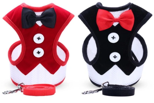 Шлейка-жилет с поводком EV-72 "Джентельмен" 1см*1шт