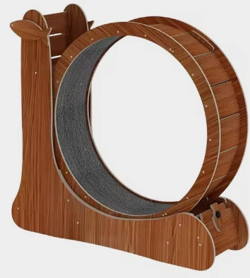 Тренажёр " Amistar"с силик. ошейником и лазером с USB зарядкой,боковой когтеточкой д/животных