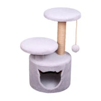 056 Домик с 2 лежанками круглый малый 35*35*62см