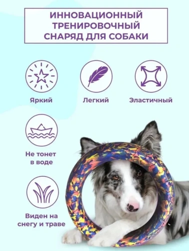 3041 Игрушка для собак кольцо 18см