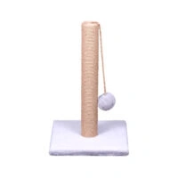 027 Столбик джутовый квадратный мех 30*30*50см