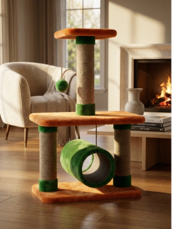 077 Комплекс с подвесным туннелем 55*35*95см