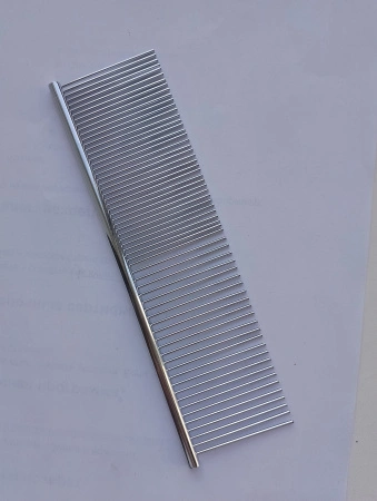 30013 Расчёска для животных металлическая 19*4см м/уп