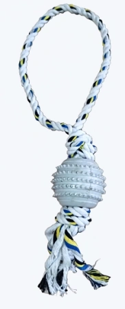 3069 Игрушка для собак Грейфер с мячиком и ручкой 37см