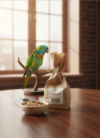 Amistar корм премиум для волнистых и средних попугаев 400гр