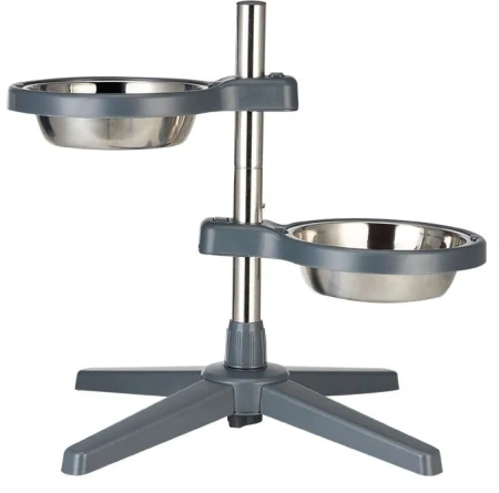 Подставка с мисками SJW-02 ЛЮКС 21см