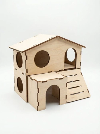 Дом для грызунов белка 17*15*7,5см       