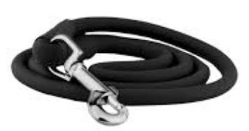 8217 Поводок круглый из мягкой кожи 13мм*1220мм экокожа