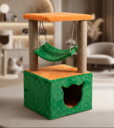 157 Домик с качелькой 35*35*65см