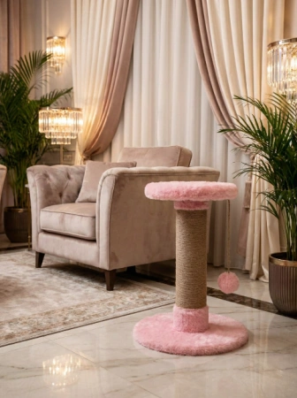 045 Лежанка на подставке круглая 35*35*50см