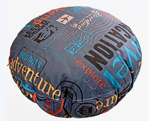 353 Лежанка "Пуф большой" текстиль 70*70*10см