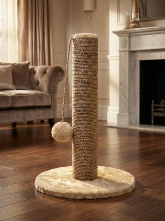028 Столбик джутовый круглый мех 30*30*50см