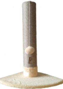 607 Столб угловой толстый джутовый мех 90см