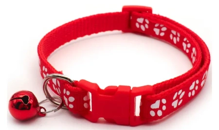 Ошейник EV-005 лапки c колокольчиком 1см*1шт