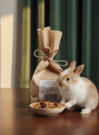 Amistar корм премиум №2 для кроликов шиншилл, морских свинок 400гр