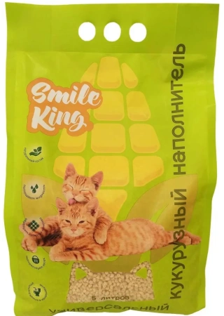 Smile King наполнитель кукурузный 3кг