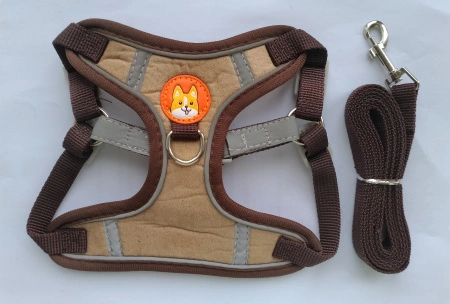 Шлейка-жилет с поводком "Кот пёс" р-р XL