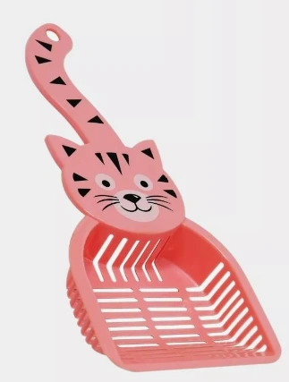 Совок для уборки туалета "Кошкин хвост 28*12,5*3,5см