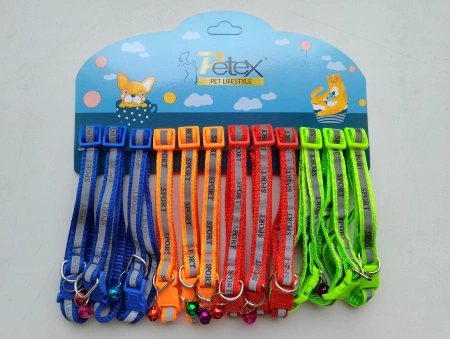 Ошейник EV-008 спорт со светоотражающей полосой 1см*12шт (цена за 1 штуку)