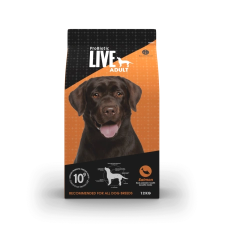ПроБиотик Лайф корм сухой для взрослых собак с лососем 3кг