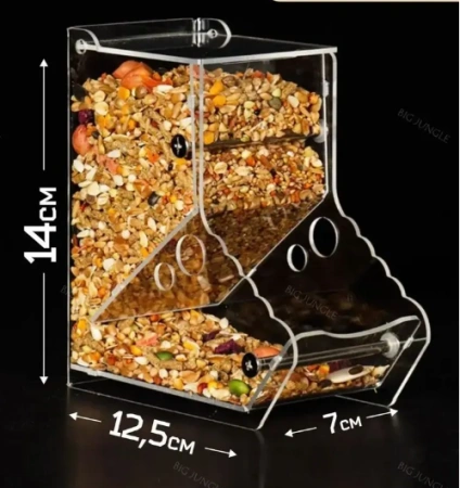 Автокормушка для мелких грызунов 300мл 14*12,5*7см