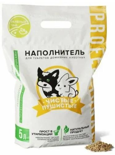 "Чистые пушистые комкующийся зеленый чай" 5л