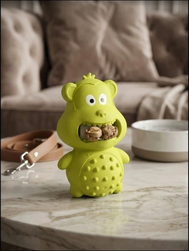 3085 Игрушка для собак монстр пищащий литой 14см