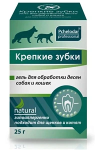 "Крепкие зубки" гель для обработки дёсен собак и кошек 25гр арт.1028