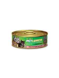 "Lunch for pets" для кошек 100гр.цыплёнок с перепёлкой рубленое мясо крышка/ключ 