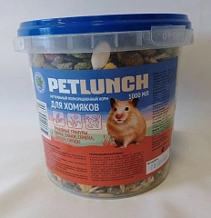 Petlunch корм ведро для хомяков 1000мл