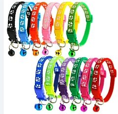 Ошейник EV-005 лапки c колокольчиком 1см*1шт