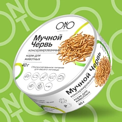 ONTO Мучной червь консервированный 40гр
