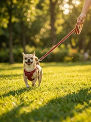 Шлейка-жилет с поводком EV-75 "Бабочка" 1,5см*1шт