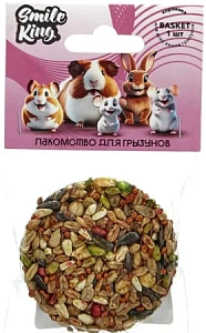 Smile King лак-во д/грызунов корзинка фруктово-ореховая 40гр