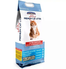 A-Soli комкующийся Ultra Odor Seal (запир/запах с активированным углем) 4кг/5л*4
