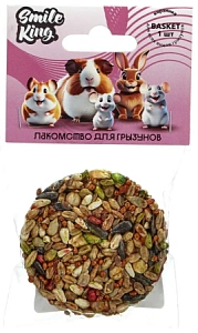 Smile King лак-во для грызунов корзинка овощная 40гр